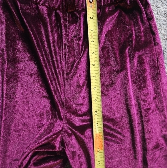 Lulu's Burgundy Velvet Jumpsuit - Picture 8 of 13